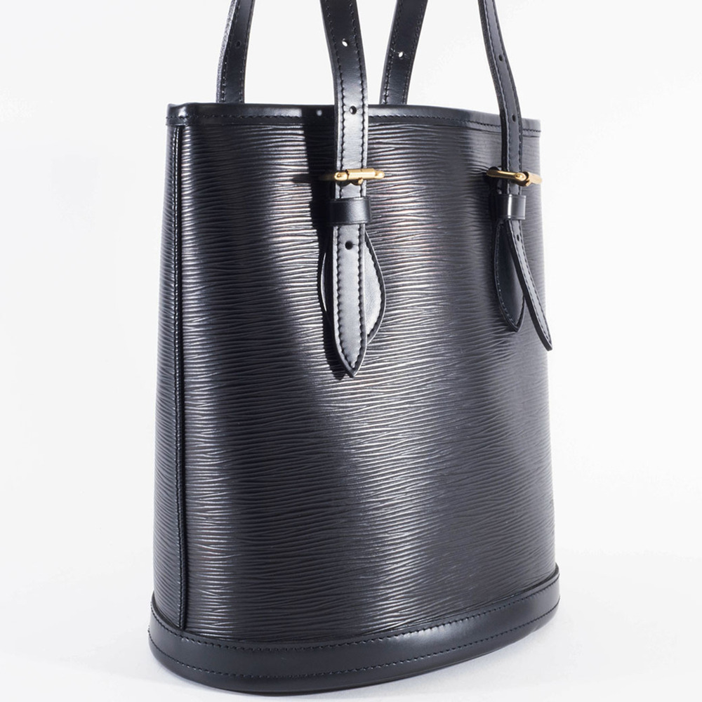 Louis Vuitton Bucket PM Shoulder Bag M58992 Epi Leather Noir Women's Special ... - Picture 7 of 16